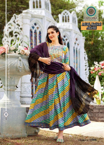 Lehriya Vol-1 Aradhna Rayon Kurtis With Dupatta
