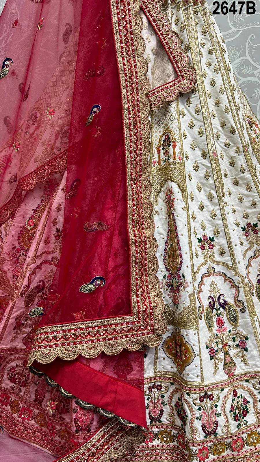 Beautiful Designer Bridal Heavy Silk Lehenga Choli