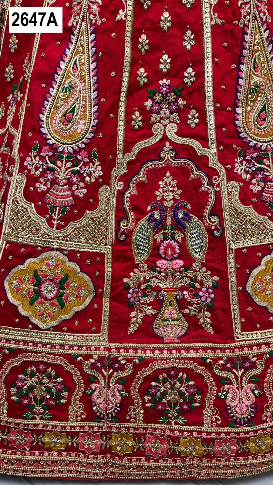 Beautiful Designer Bridal Heavy Silk Lehenga Choli