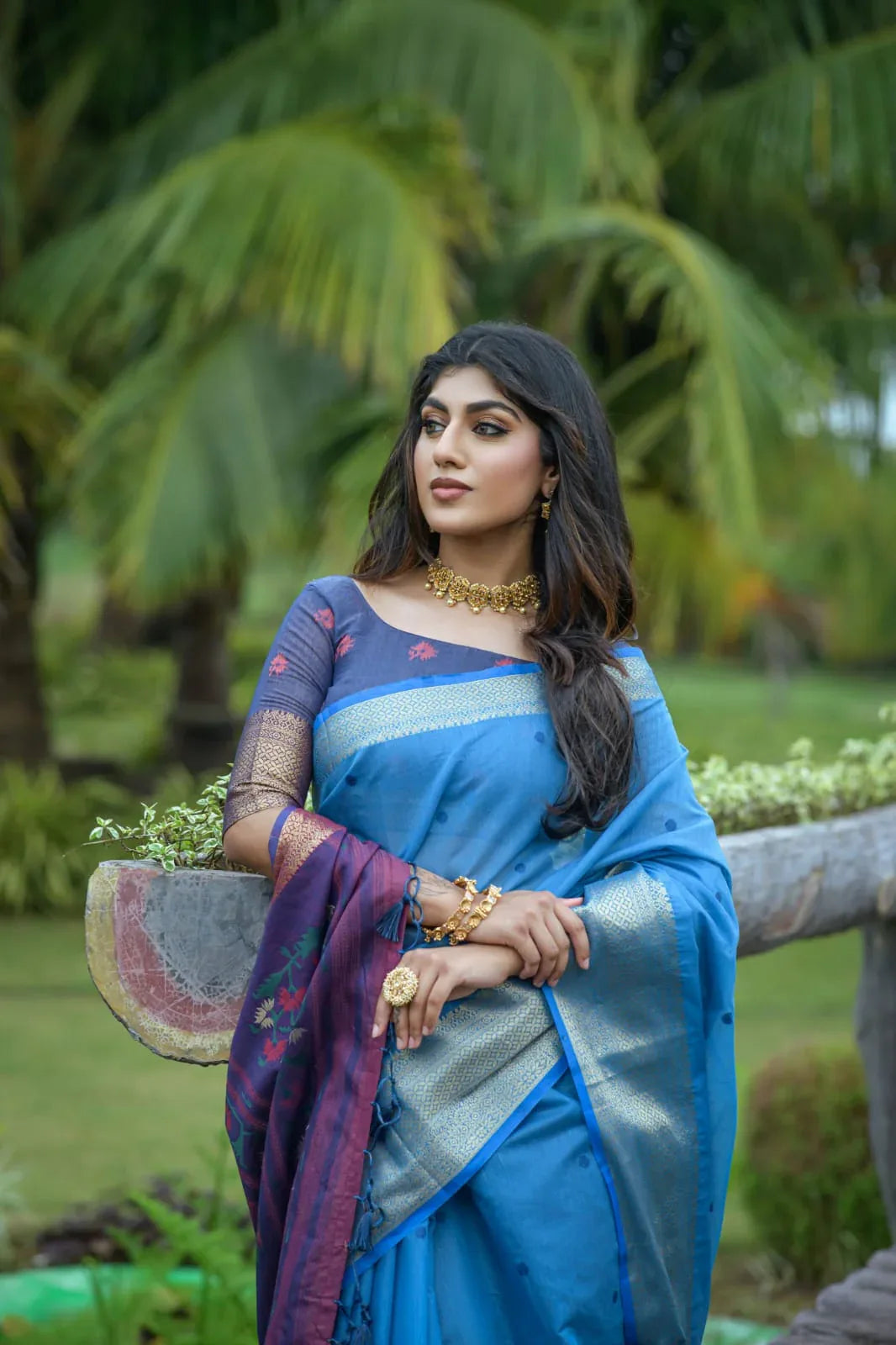 Beautiful Designer Premium Chanderi Silk Saree