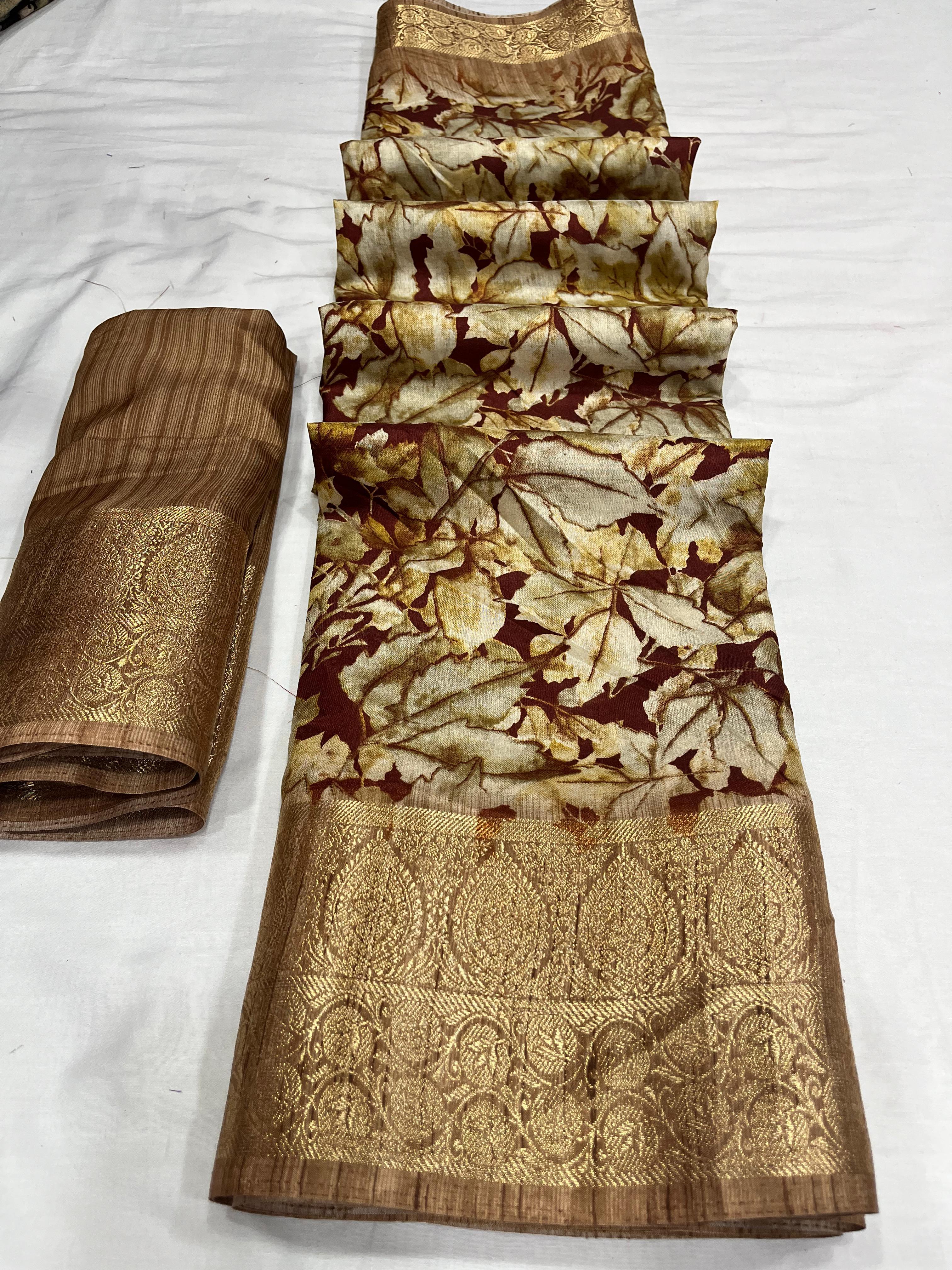 Beautiful Designer Soft Dola Silk Saree