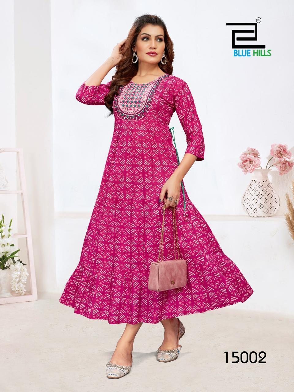 Sarfaraz Vol -15 Rayon Print Kurti (475x06)