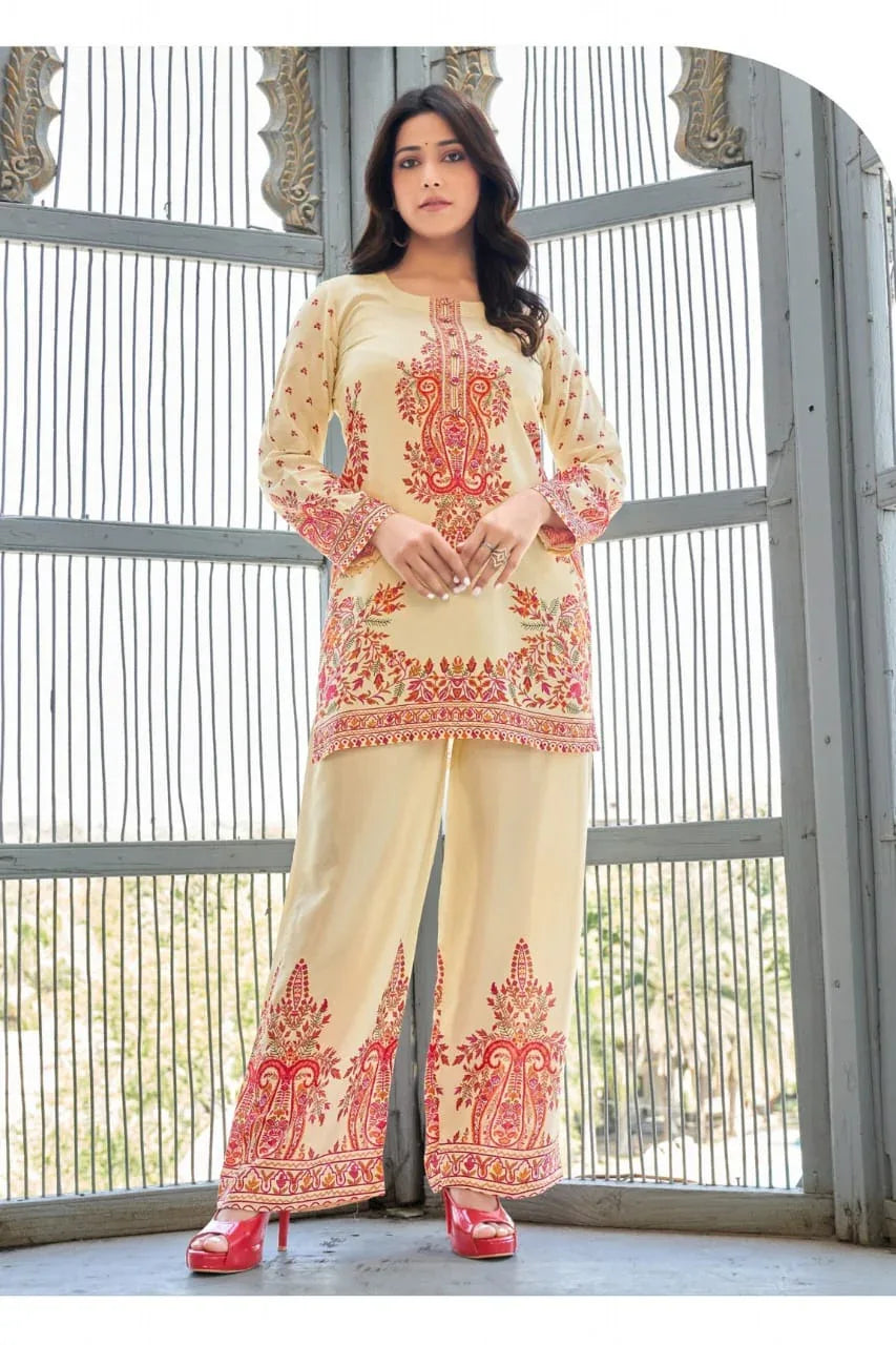 Pakistani Style V.Raaji Co Ord Set (995x04)