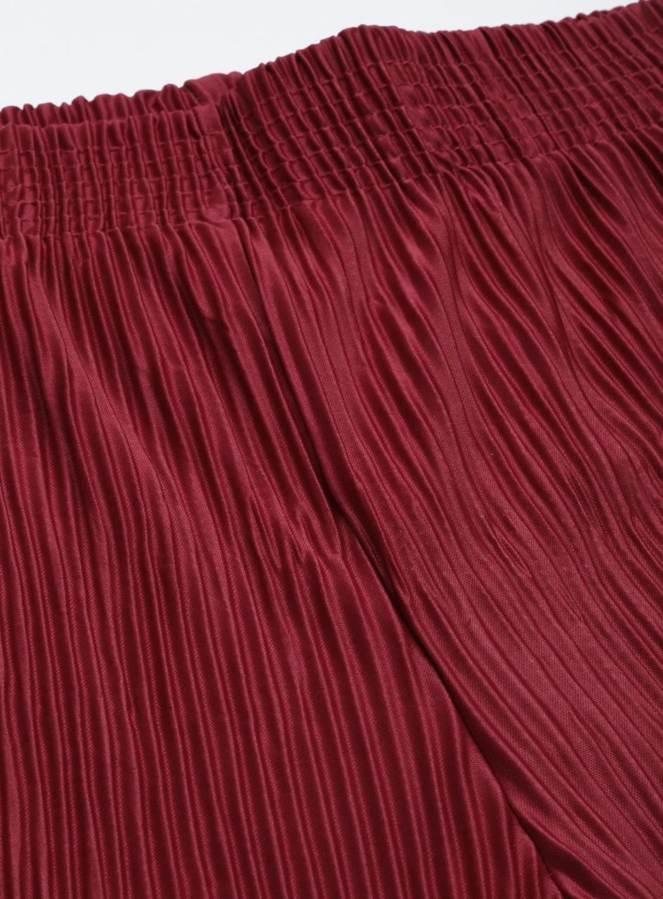Beautiful Designer Pleated Lycra Palazzo