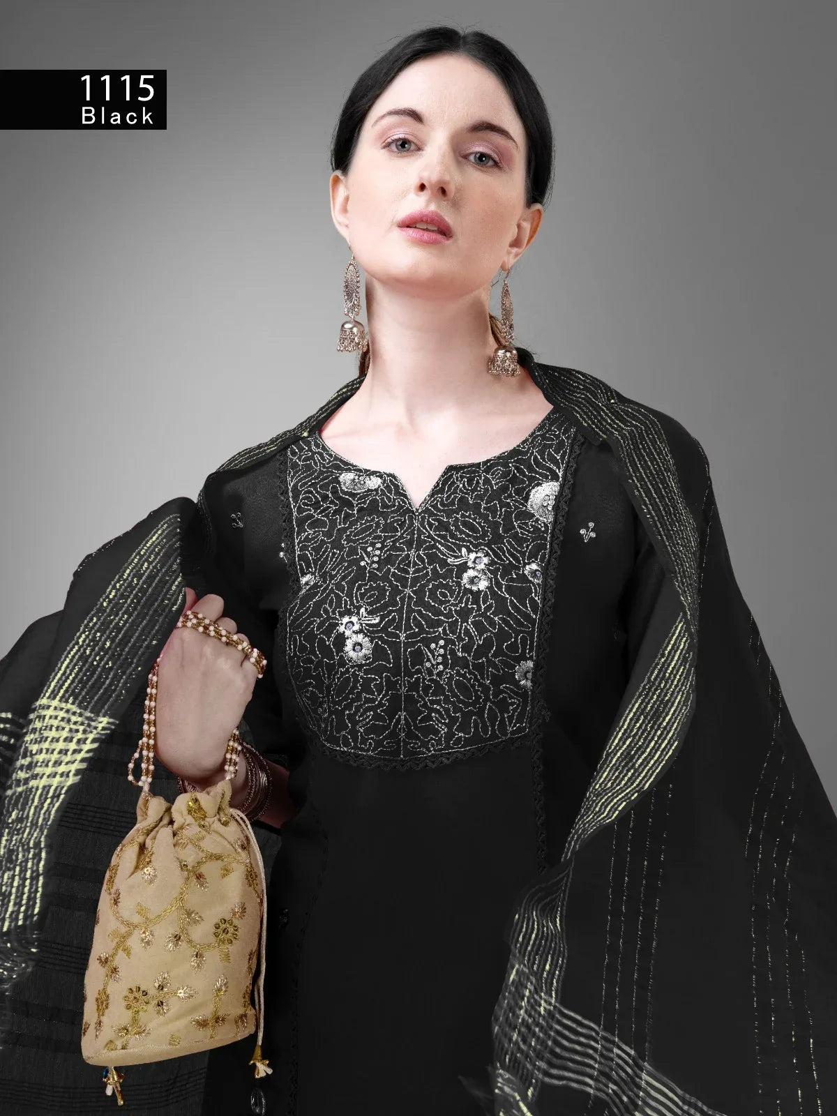 Beautiful Designer Pure Cotton Full Stiched Kurti Pant with Dupatta