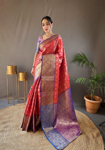 Beautiful Designer Kajal Pattu Silk Saree