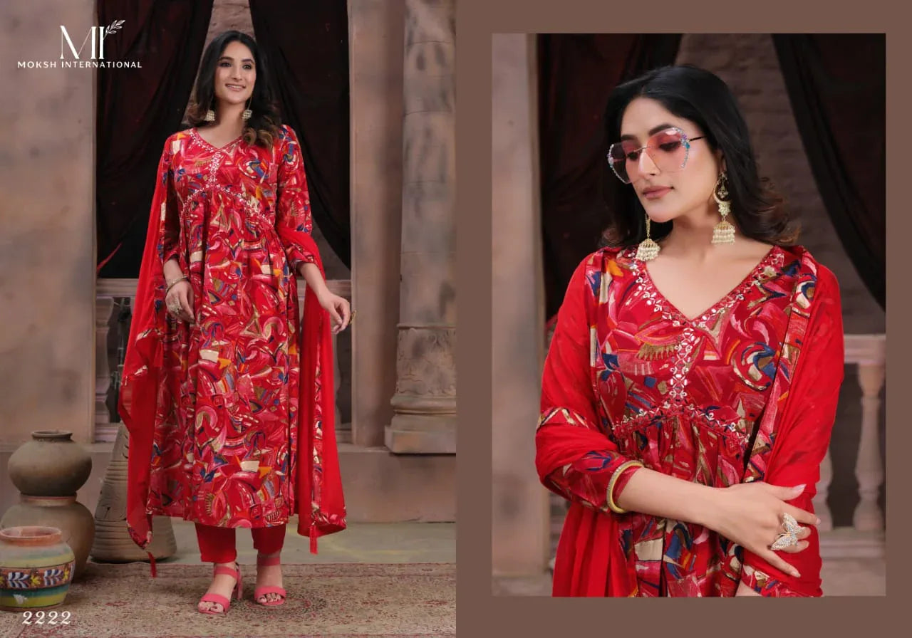 Beautiful Designer Alia Cut Anarkali Salwar Kameez