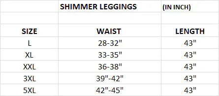 Beautiful Designer Shimmer Churidar Leggings