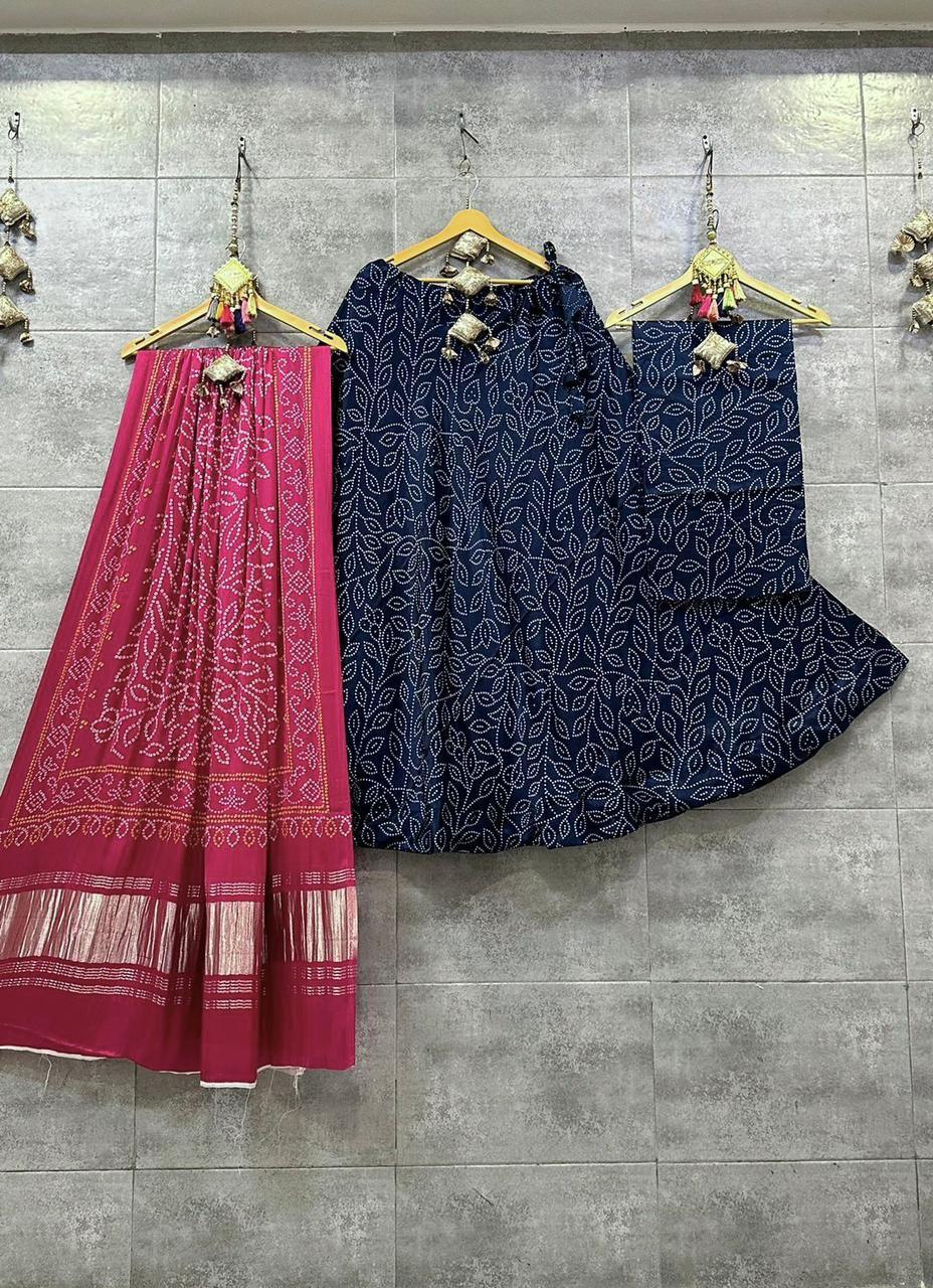 Beautiful Designer Pure Masru silk chaniya Choli