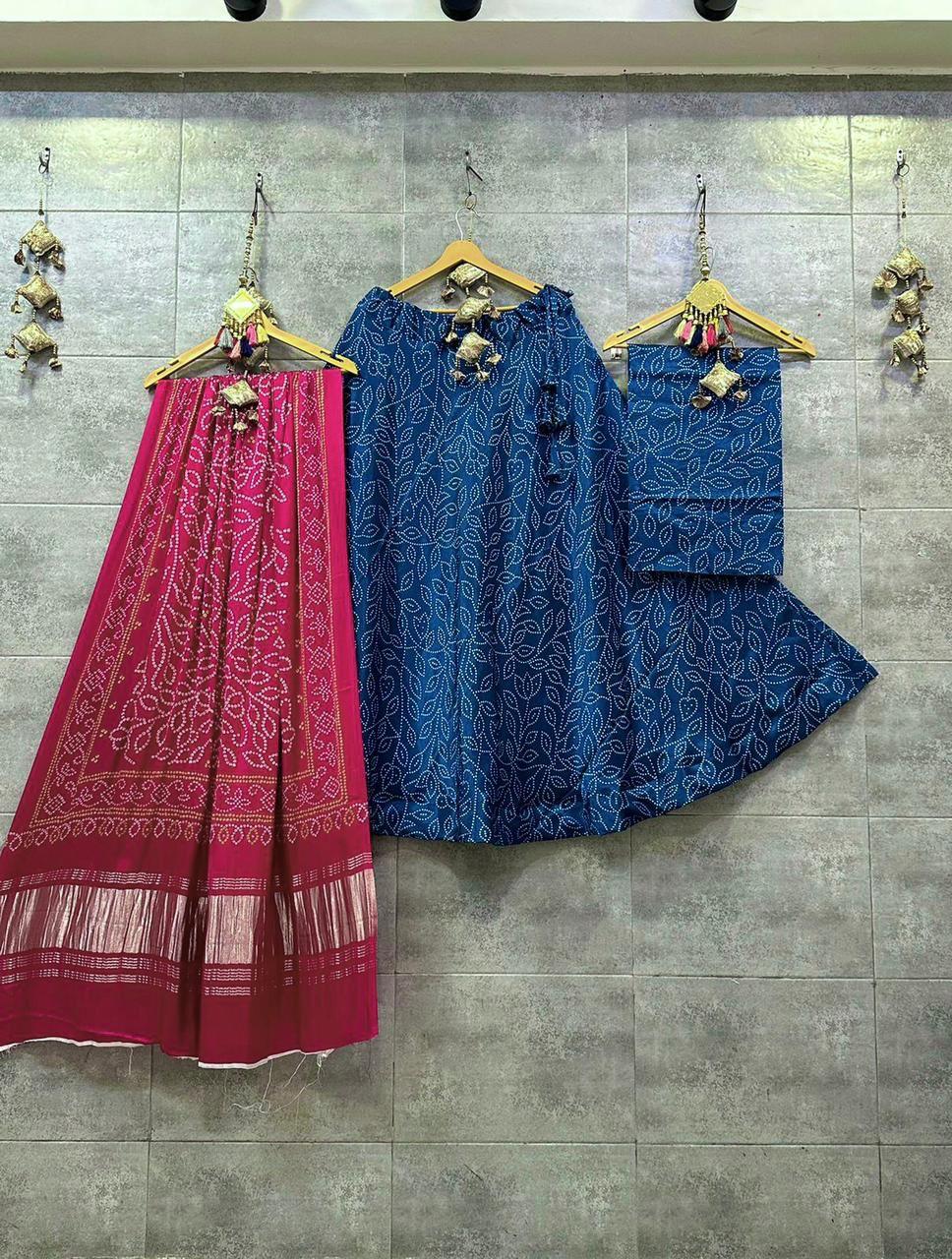 Beautiful Designer Pure Masru silk chaniya Choli