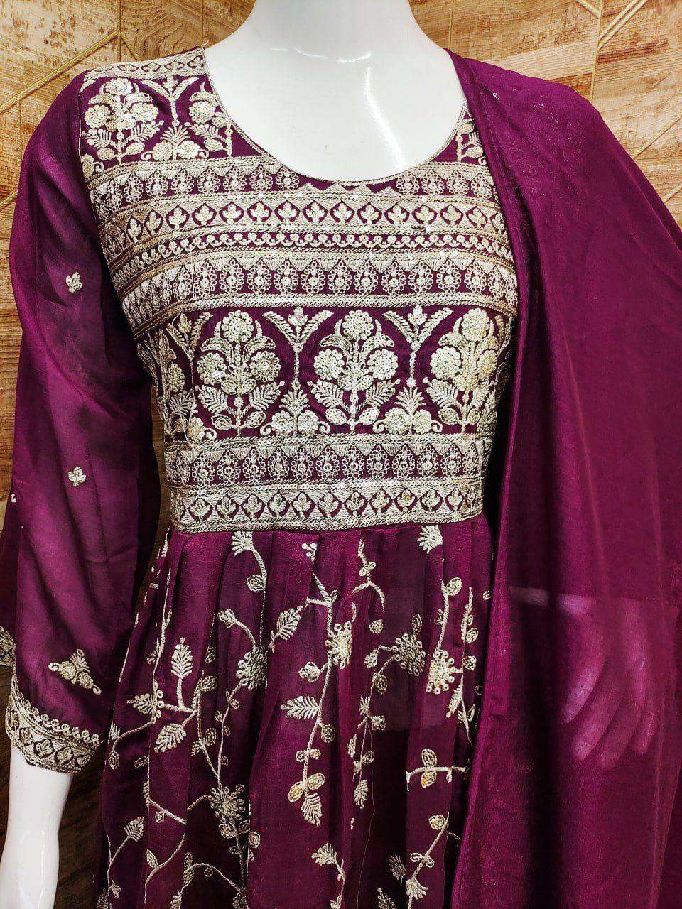 Beautiful Designer Party Wear Patiyala Readymade Salwar Suit (1295x4)