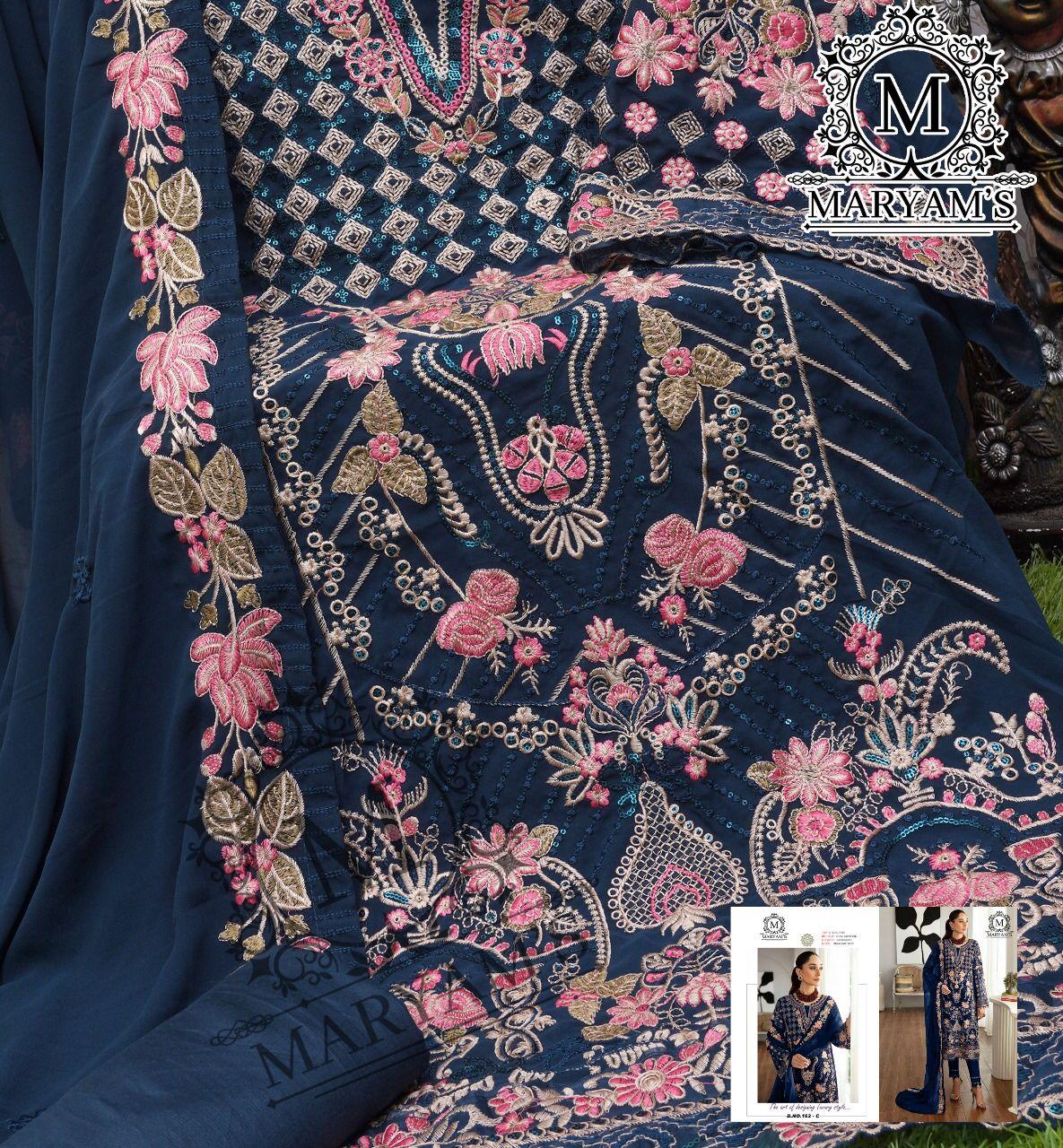 Beautiful Designer Party Wear Maryam’s 162 Salwar Suit (1349x4)