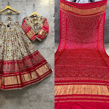 Beautiful Wedding Designer Pure Gajji Silk Lehenga Choli