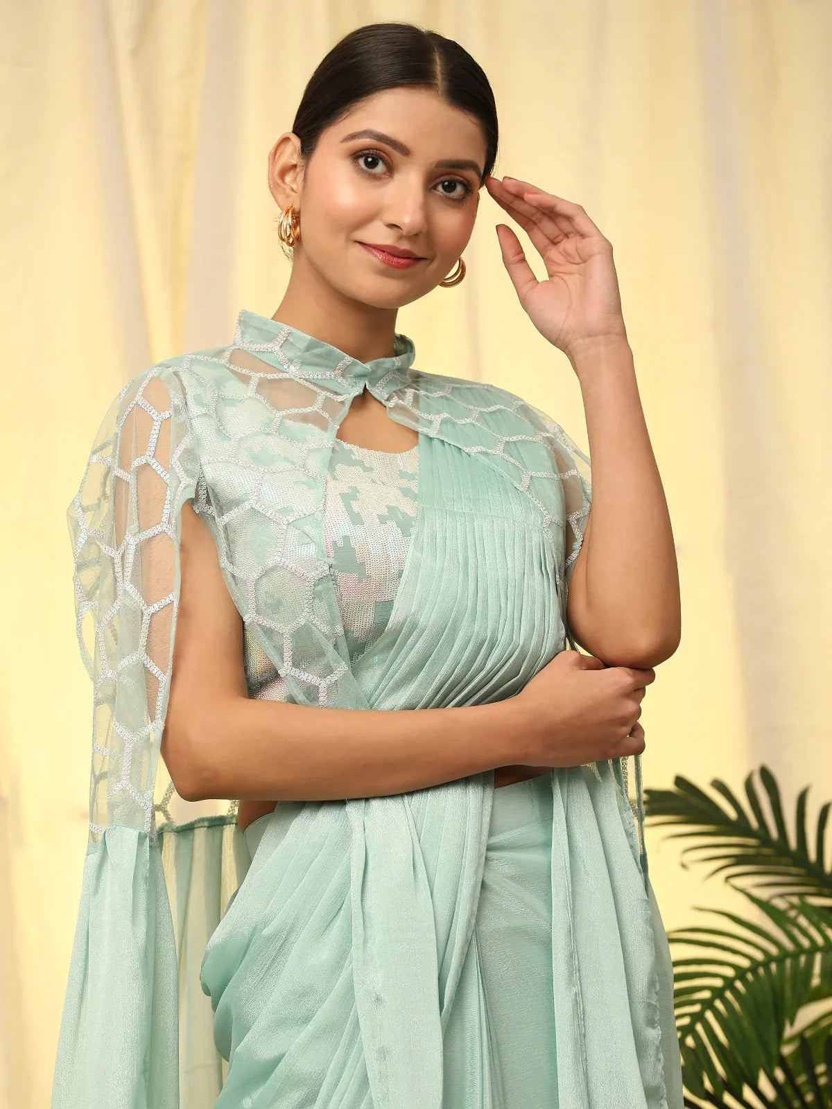Beautiful Designer Party Wear Ready to Wear Saree
