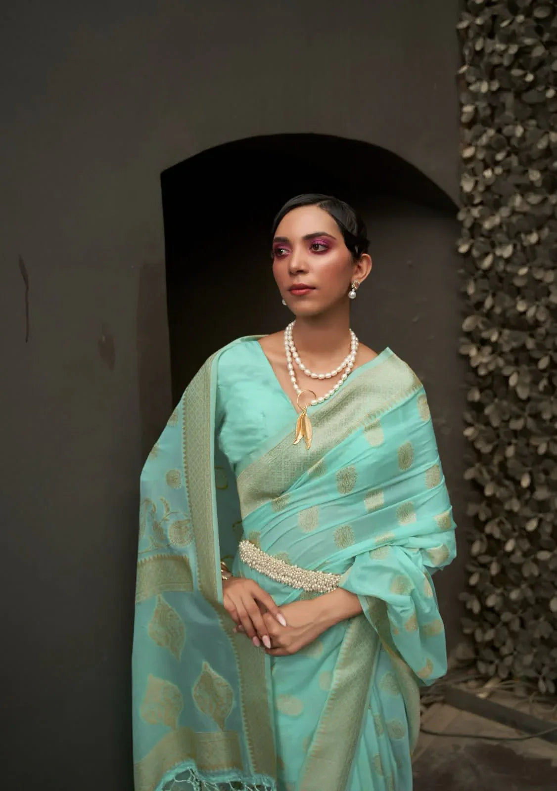 Beautiful Designer Soft Kosmos Silk Saree
