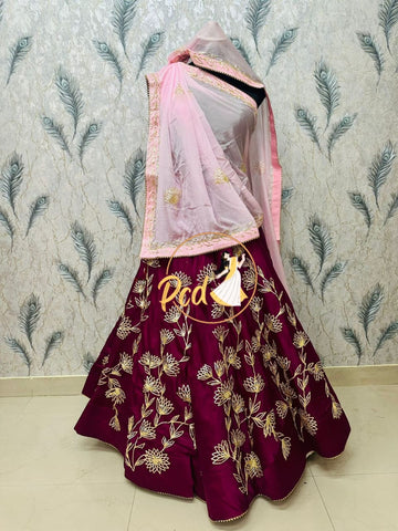 Beautiful Designer Rajasthani Pure Chinon Lehriya Lahenga Choli
