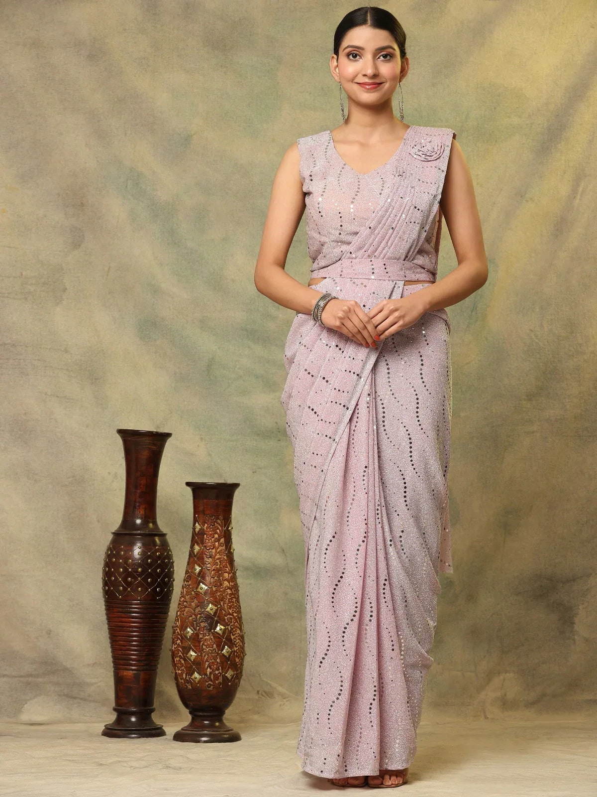 Beautiful Designer Party Wear Ready to Wear Saree