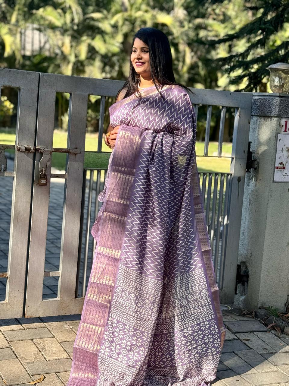 Beautiful Designer Party Wear Pure Dola Silk Saree