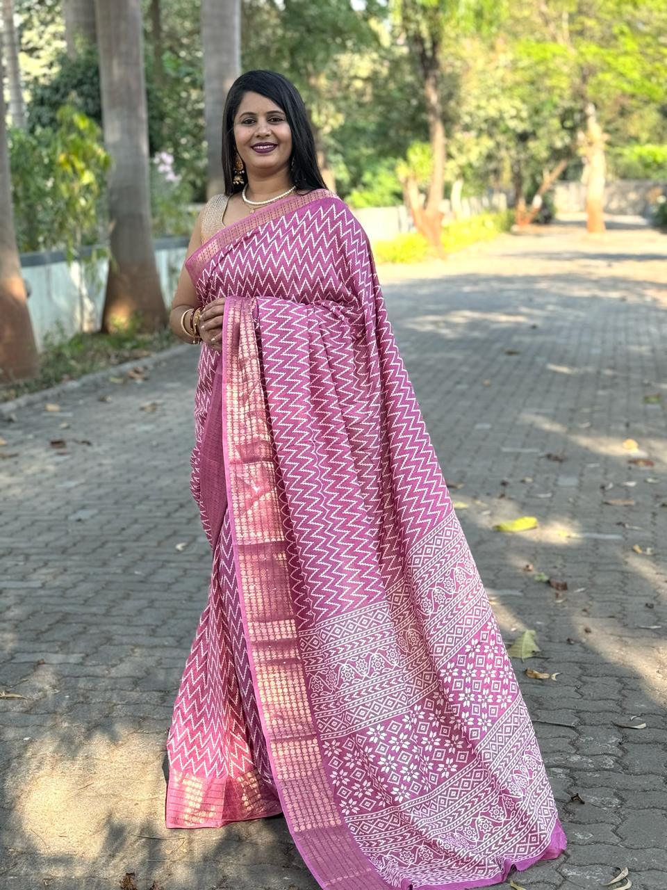 Beautiful Designer Party Wear Pure Dola Silk Saree