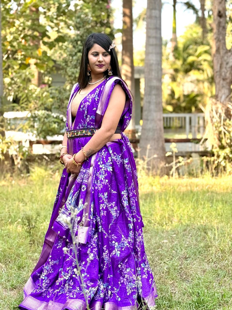 Beautiful Designer Party Wear Pure Dola Silk Saree