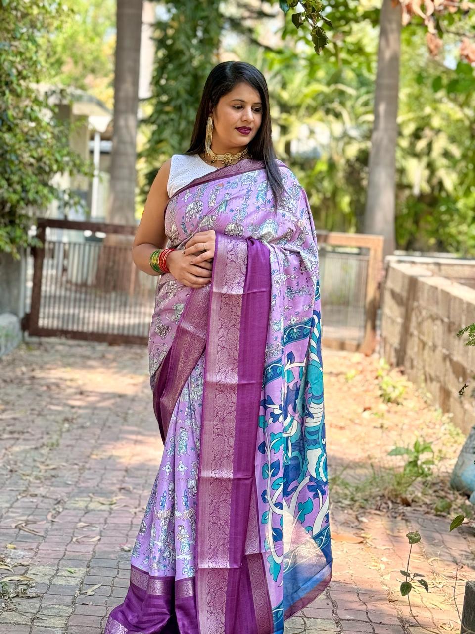 Beautiful Designer Summer Special Soft Dola Silk Saree