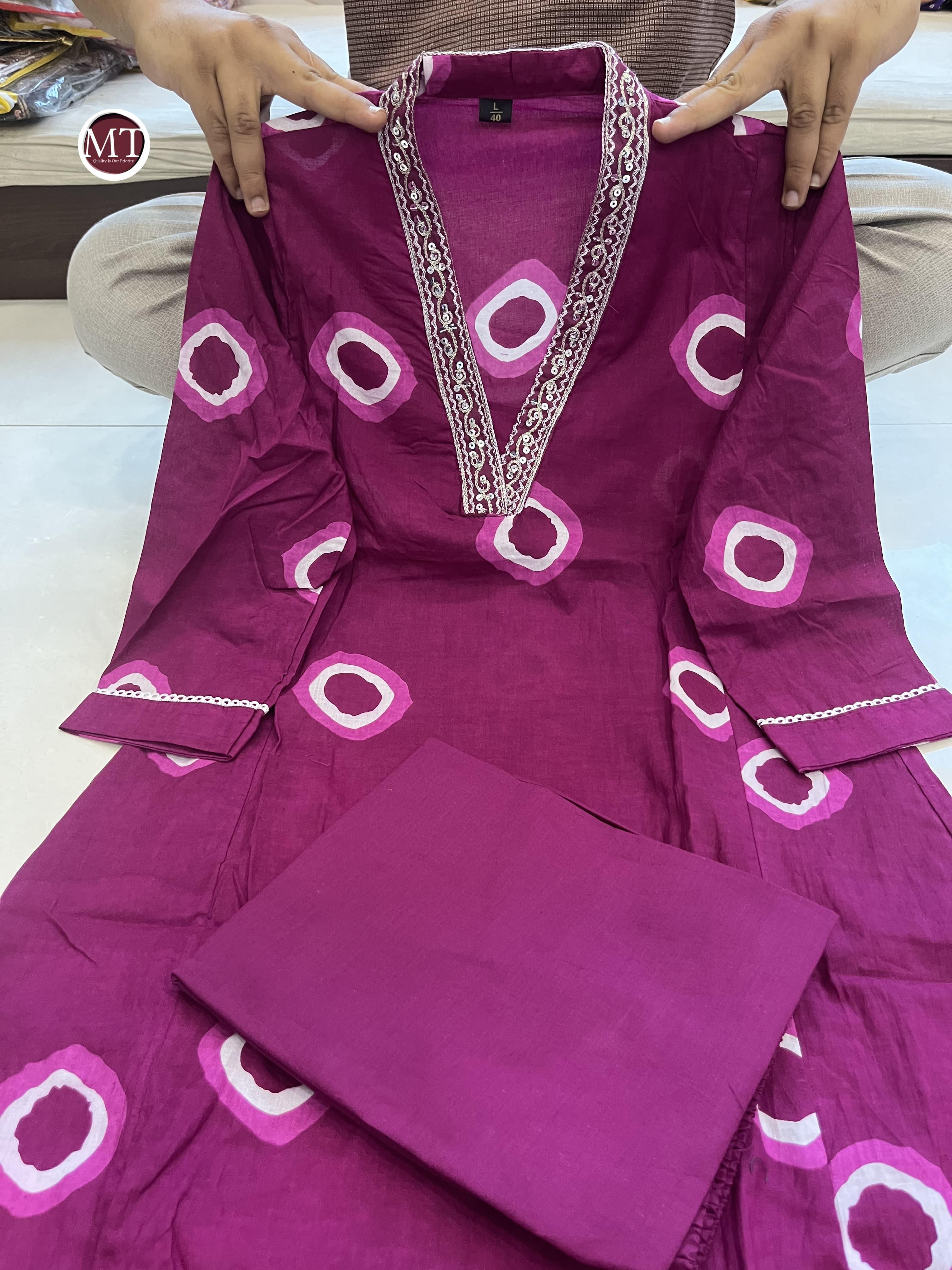 Beautiful Designer Summer Special Pure Cotton Salwar Suit