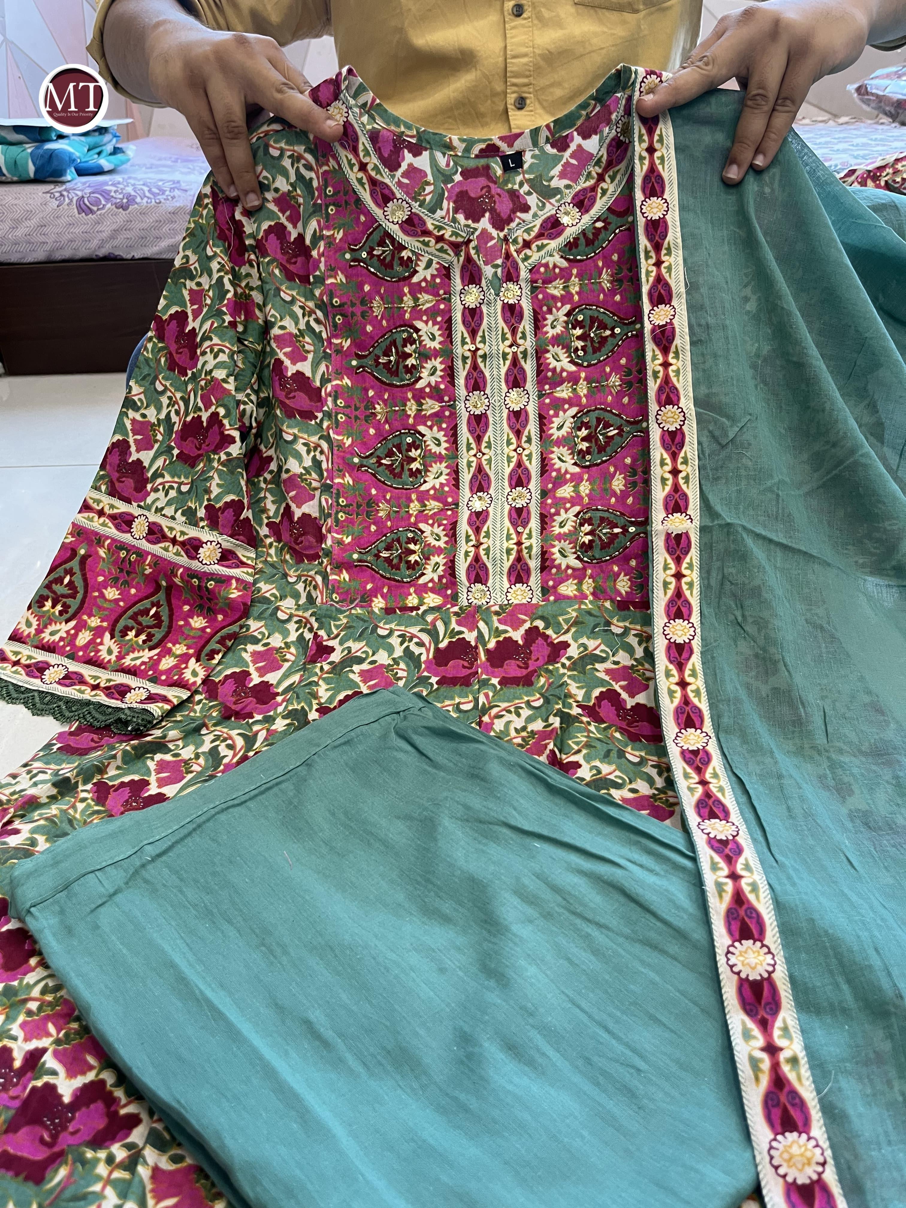 Beautiful Designer Summer Special Pure Cotton Salwar Suit