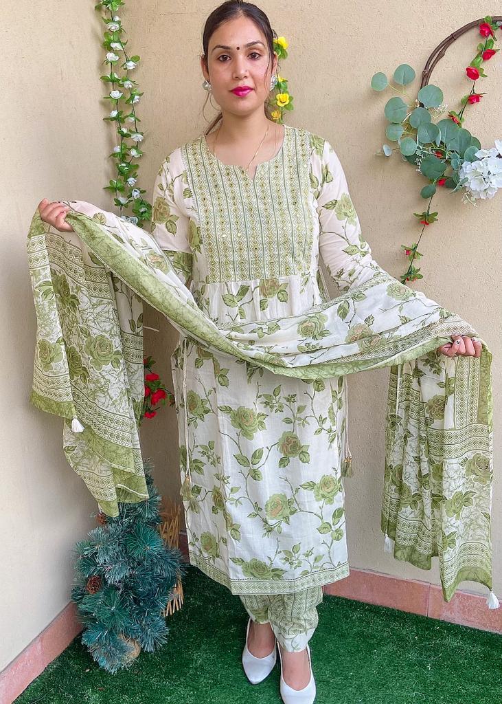 Beautiful Designer Summer Special Pure Cotton Salwar Suit