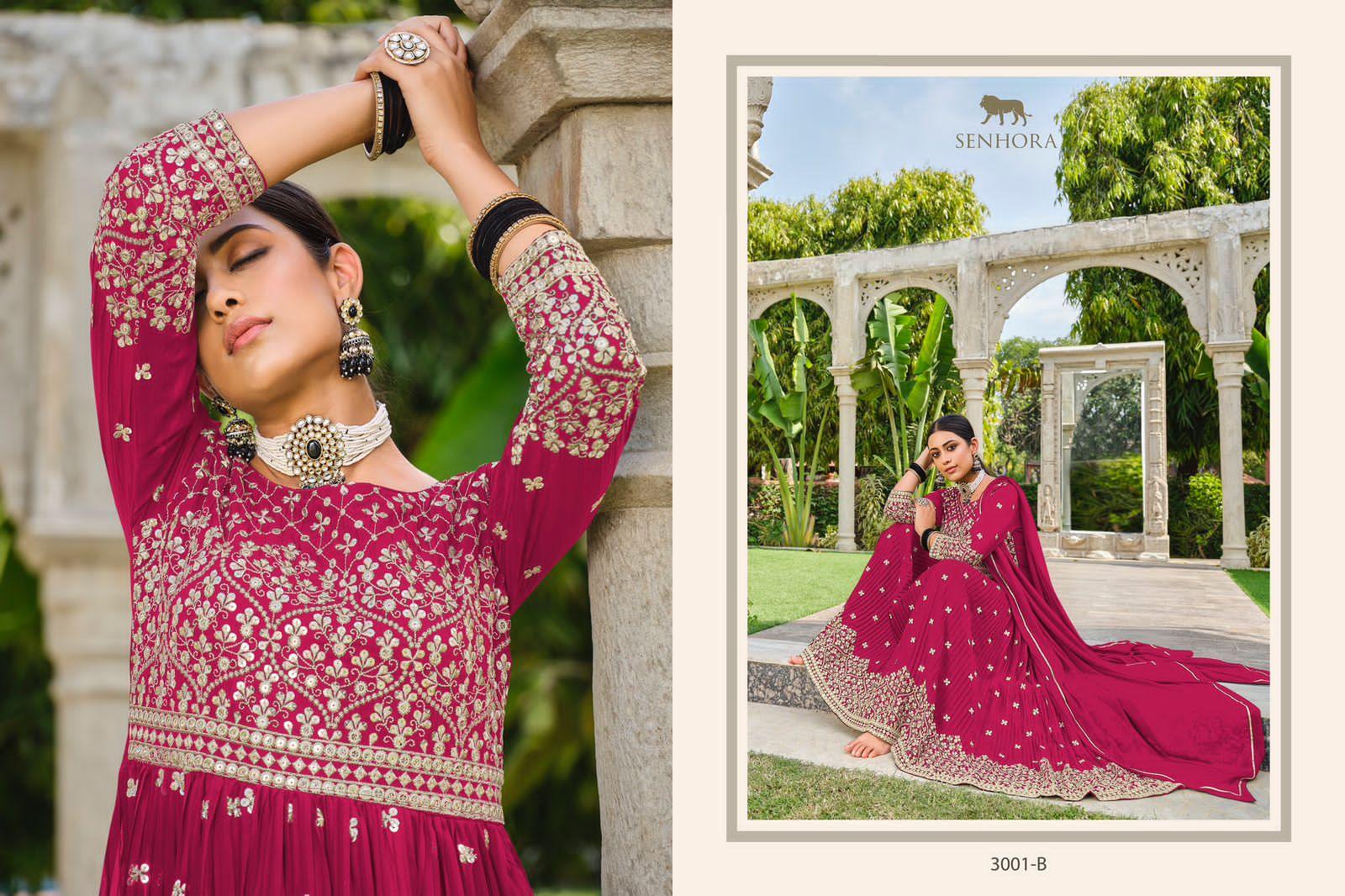 Beautiful Designer Rumana Georgette Pakistani Salwar Suit