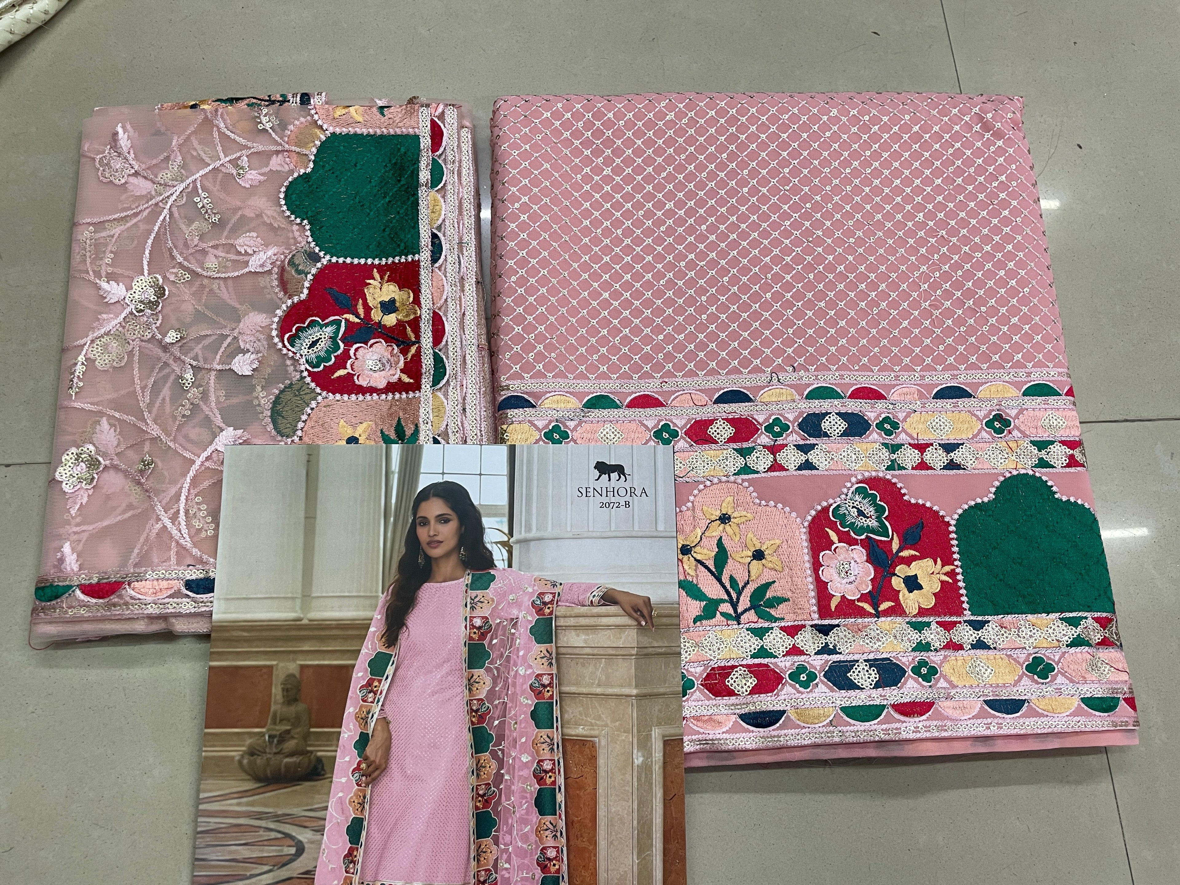 Beautiful Designer Syeda Georgette Pakistani Salwar Suit