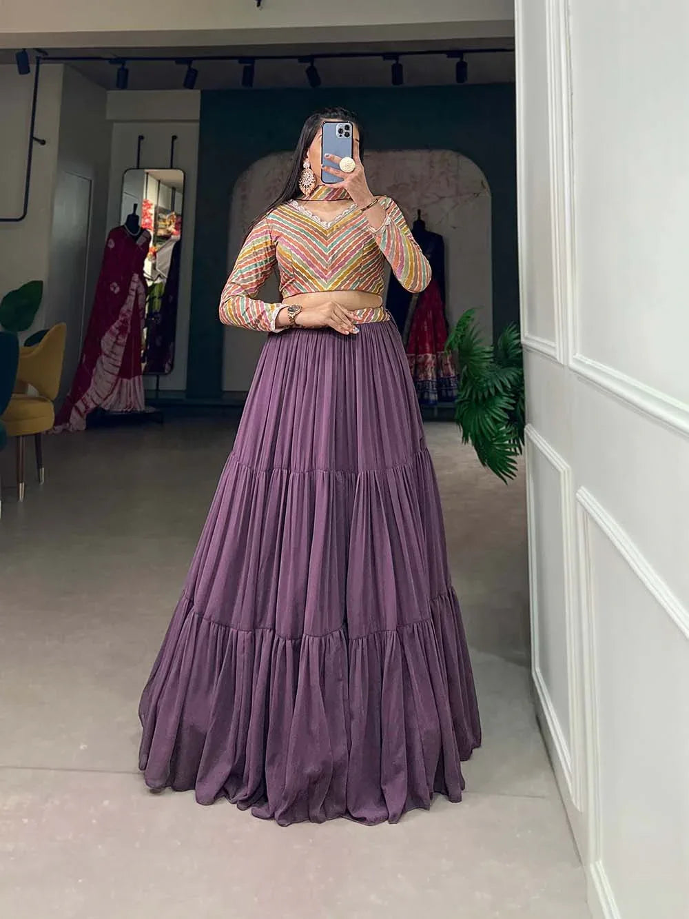 Beautiful Designer Soft Georgette Lehenga Choli