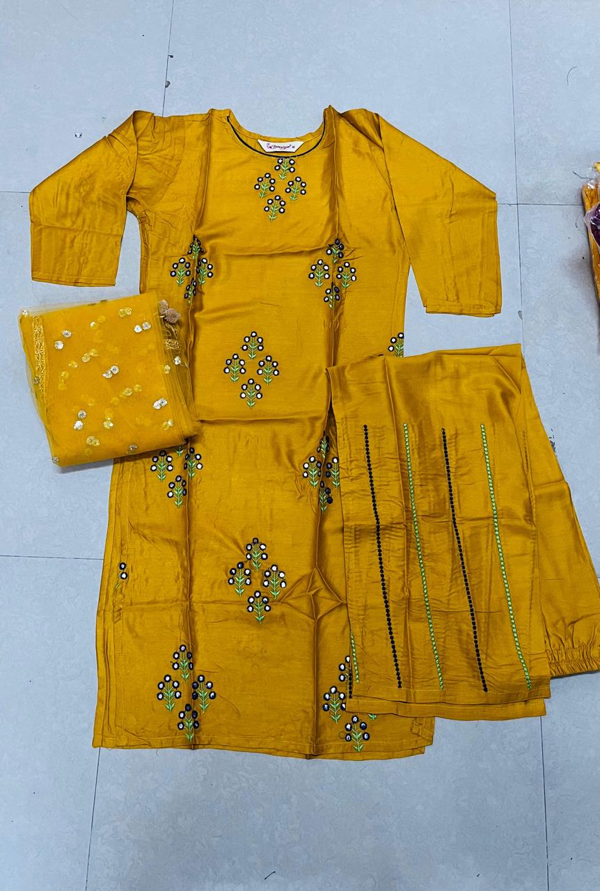 Beautiful Designer Rayon Cotton Salwar Suit
