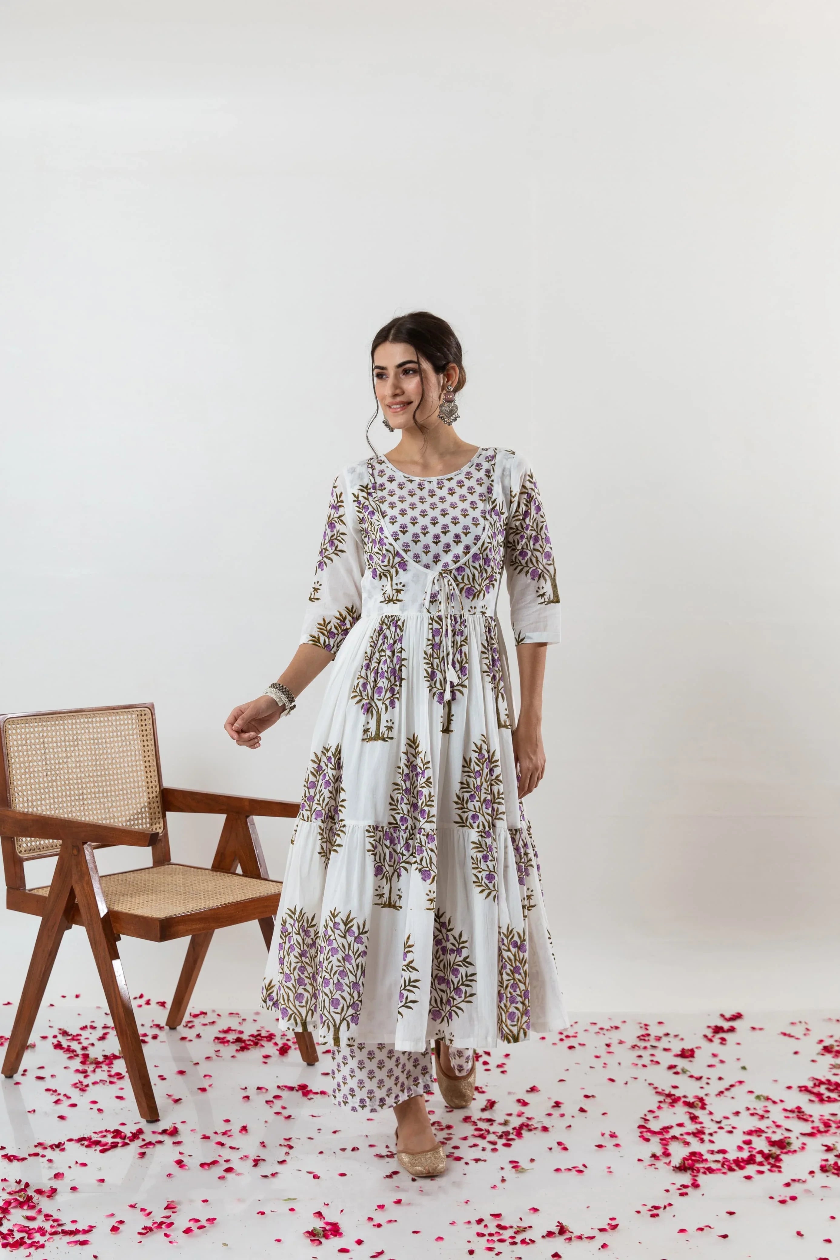 Beautiful Designer Party Wear Pure Cotton Salwar Suit