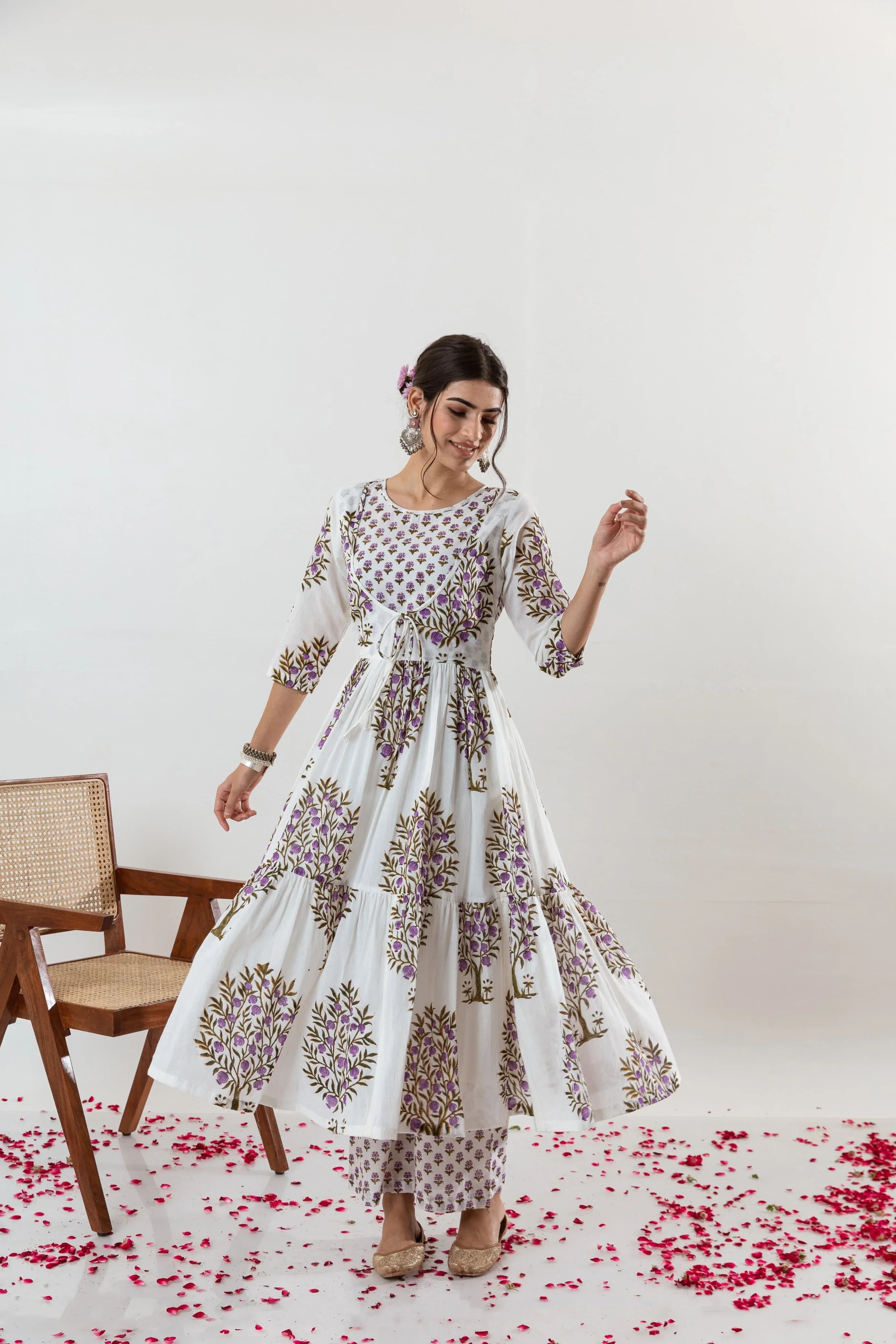 Beautiful Designer Party Wear Pure Cotton Salwar Suit