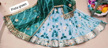 Beautiful Designer Rajasthani Orgenza Silk Lehenga Choli