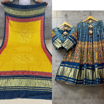 Beautiful Wedding Designer Pure Gajji Silk Lehenga Choli