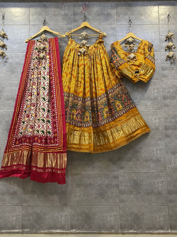Beautiful Wedding Designer Pure Gajji Silk Lehenga Choli