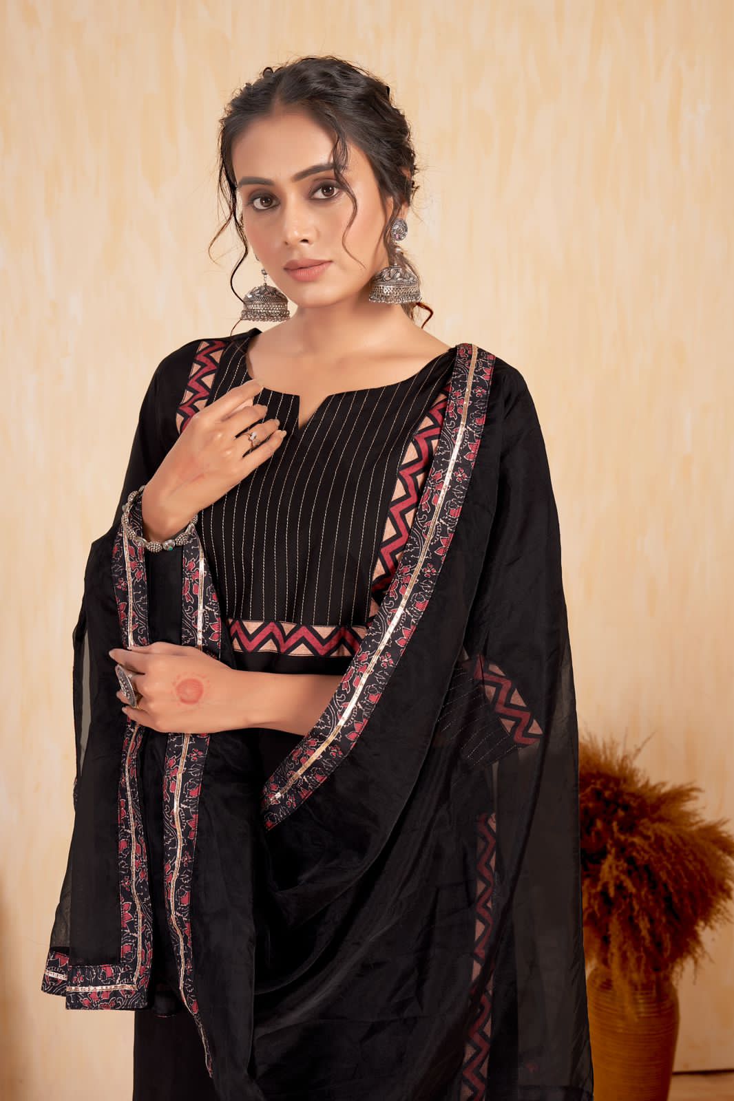 Beautiful Designer Party Wear Punjabi Style Hetaali Reyon Salwar Suit