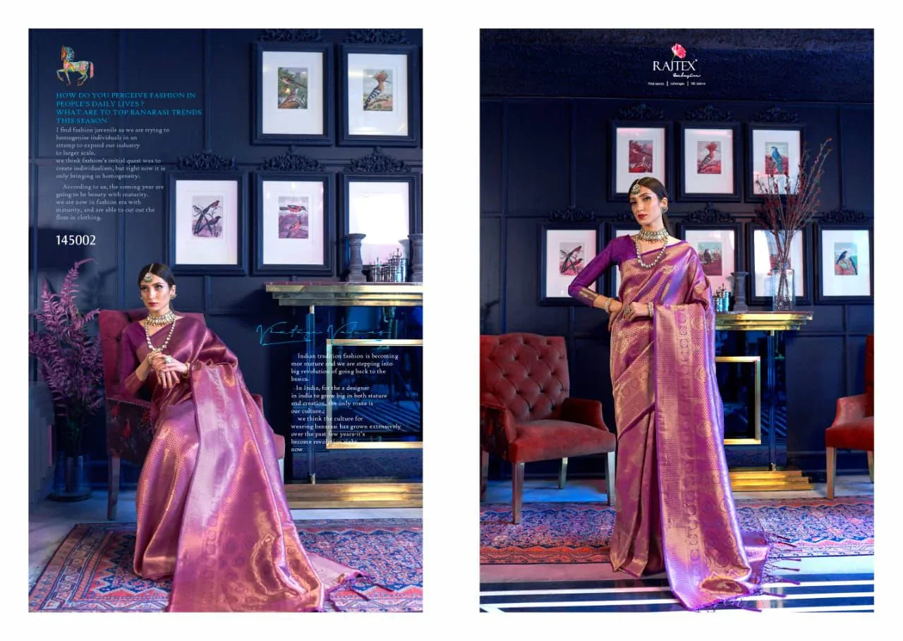 Beautiful Designer Pure Kandini Silk Handloom Weaving Saree