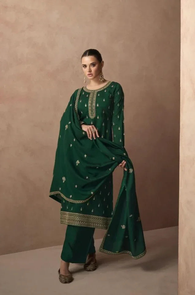 Designer Occasion Wear Latest Premium Silk Salwar Suit