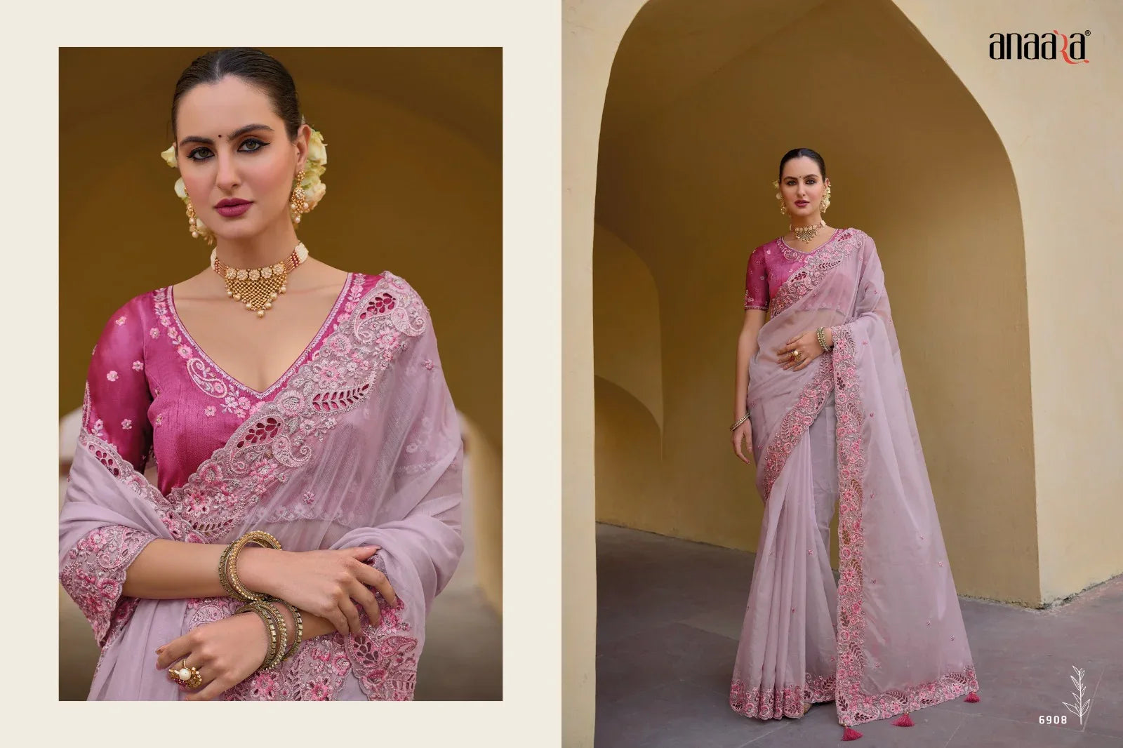 Beautiful Designer Wedding Anaara 6901 To 6910 Bridal Sarees