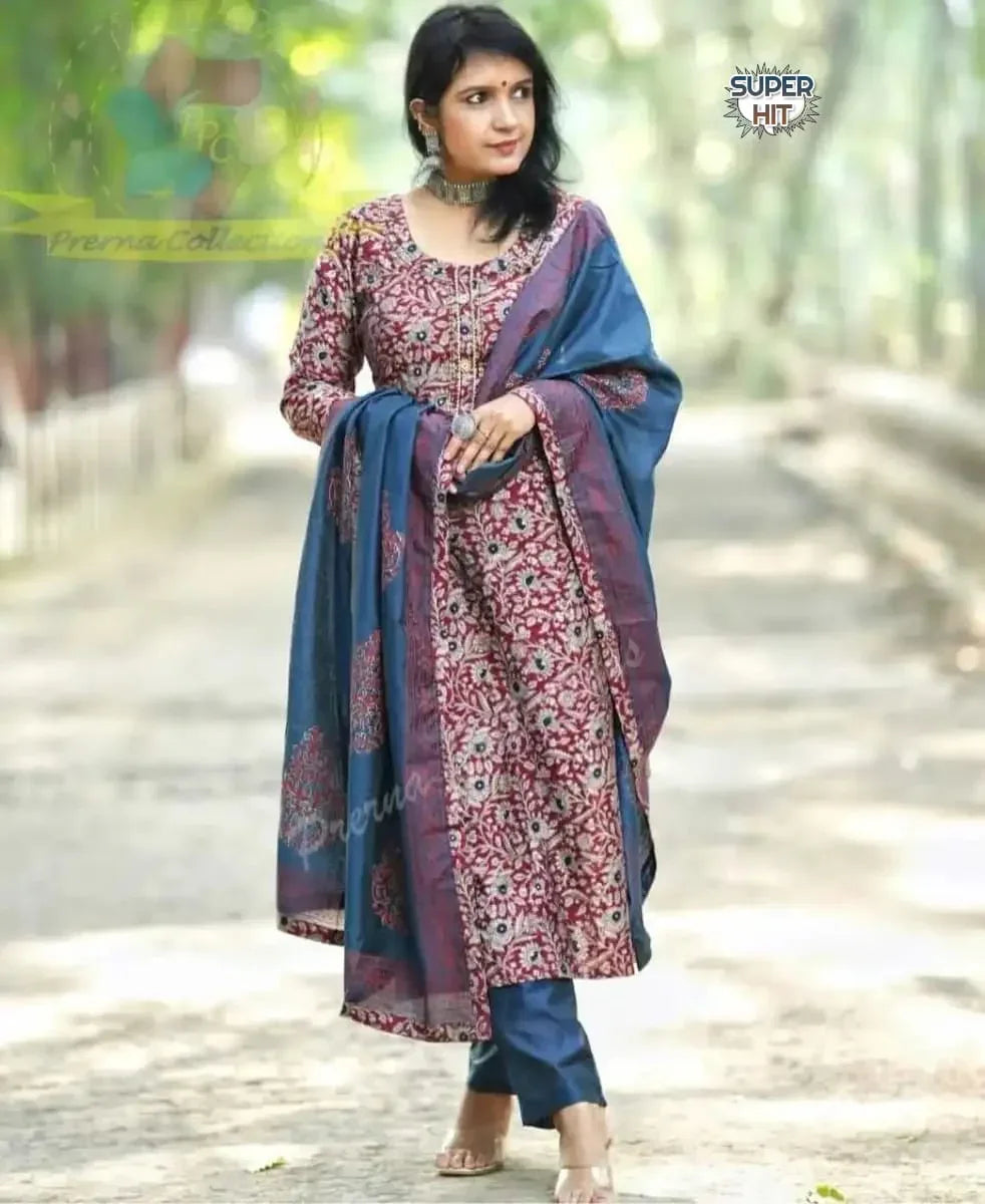 Beautiful Designer Summer Special Heavy Reyon Cotton Salwar Suit