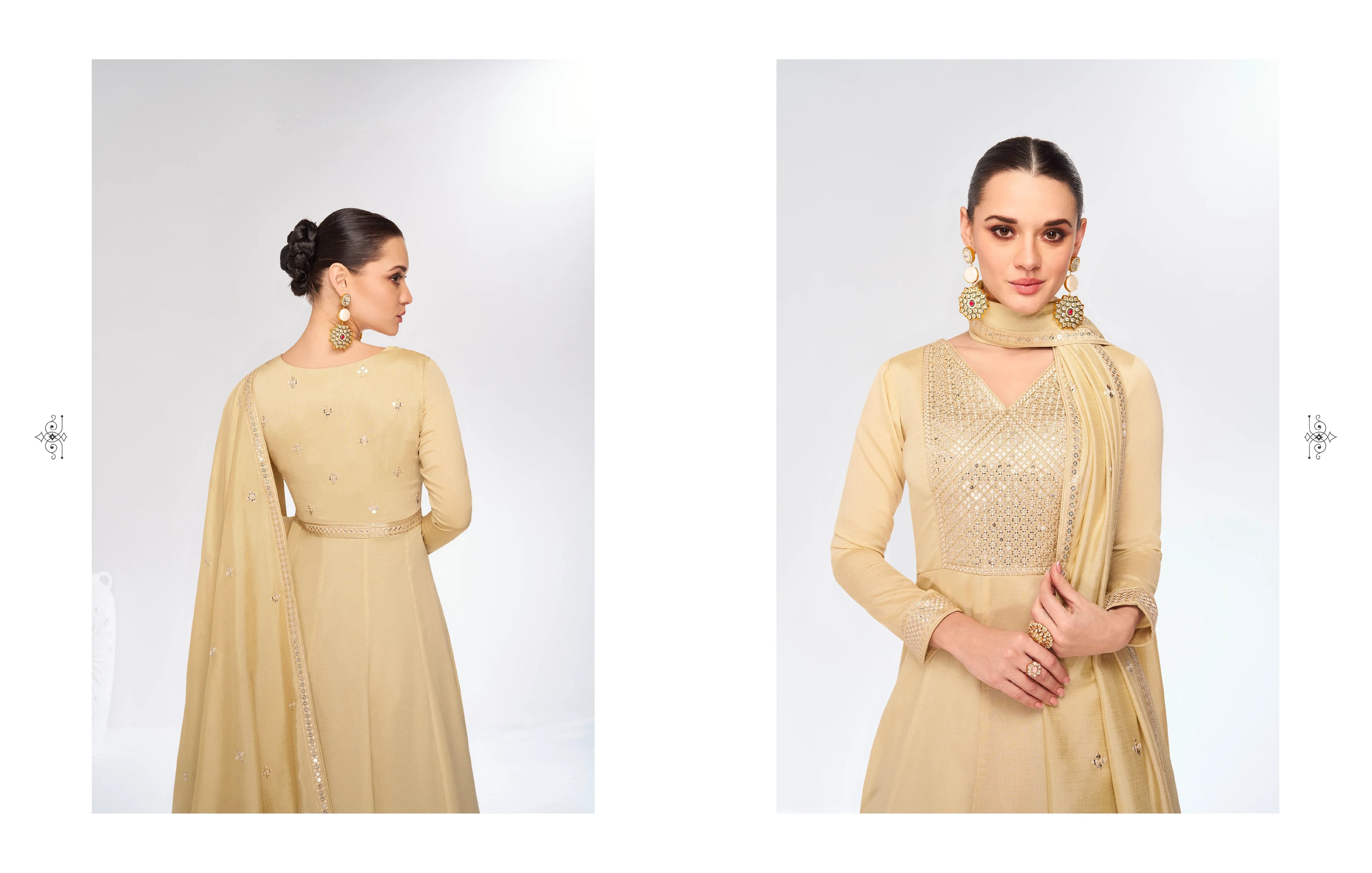 Designer Occasion Wear Latest Premium Silk Salwar Suit