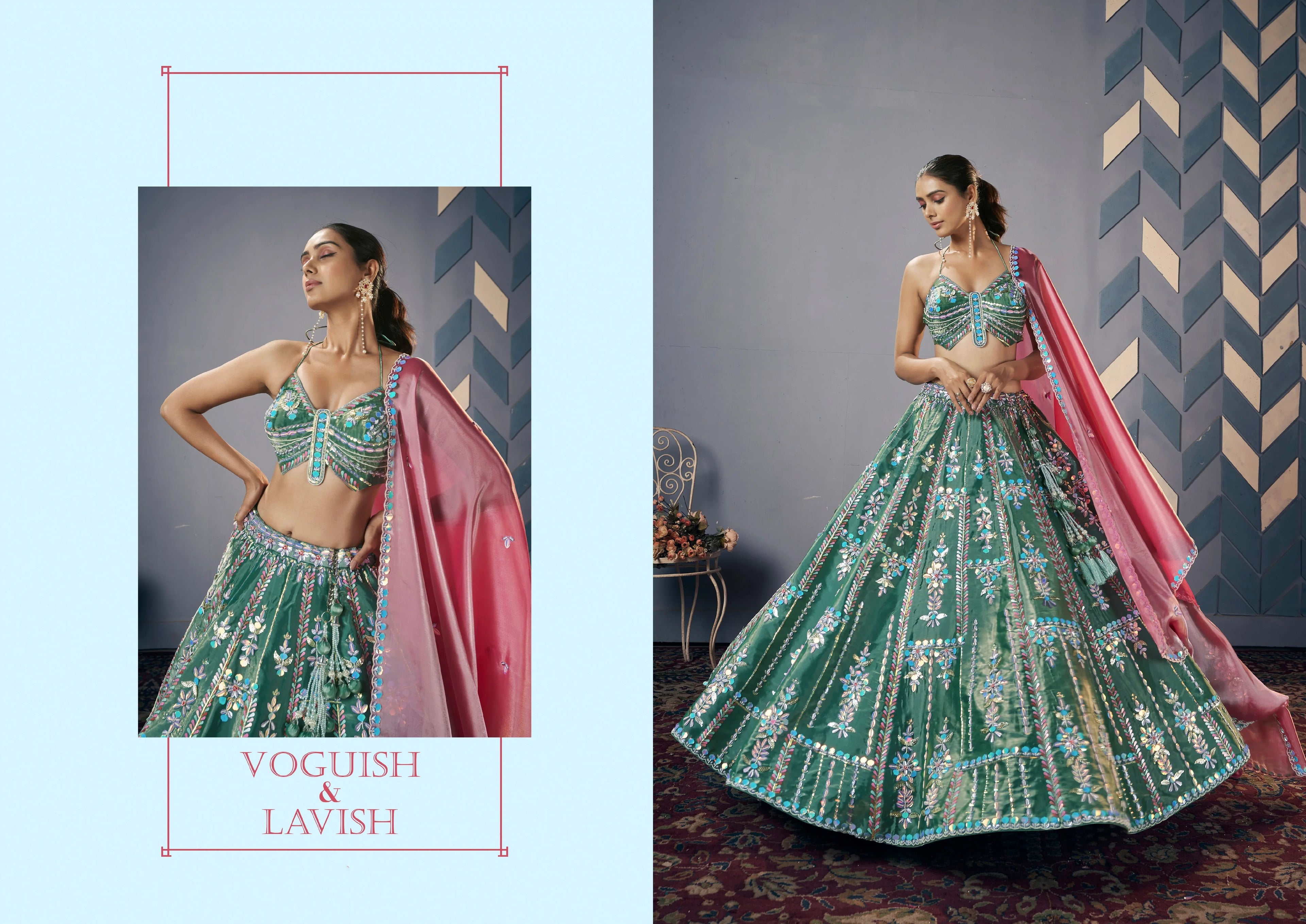 Designer Wedding Wear Latest handwork Lehenga Choli