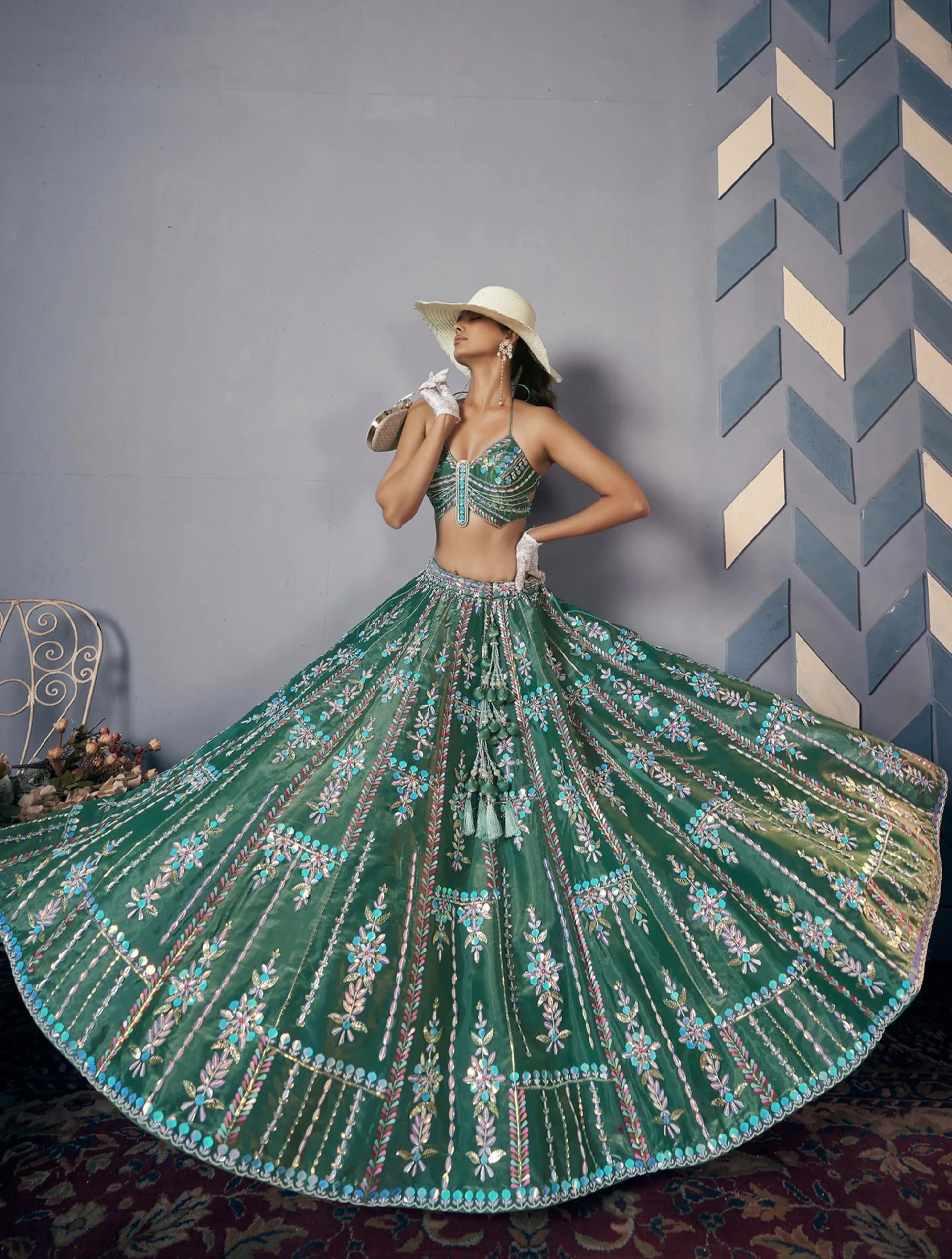 Designer Wedding Wear Latest handwork Lehenga Choli