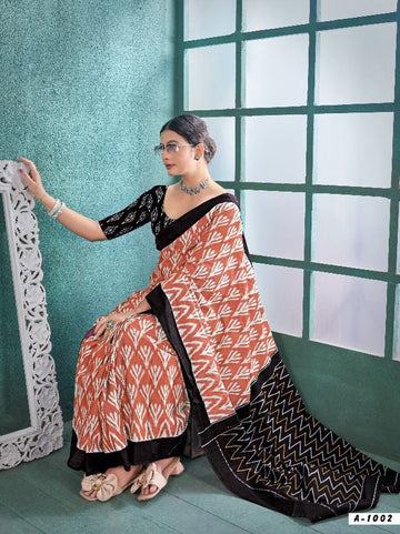 Beautiful Designer Soft Pure Cotton Saree