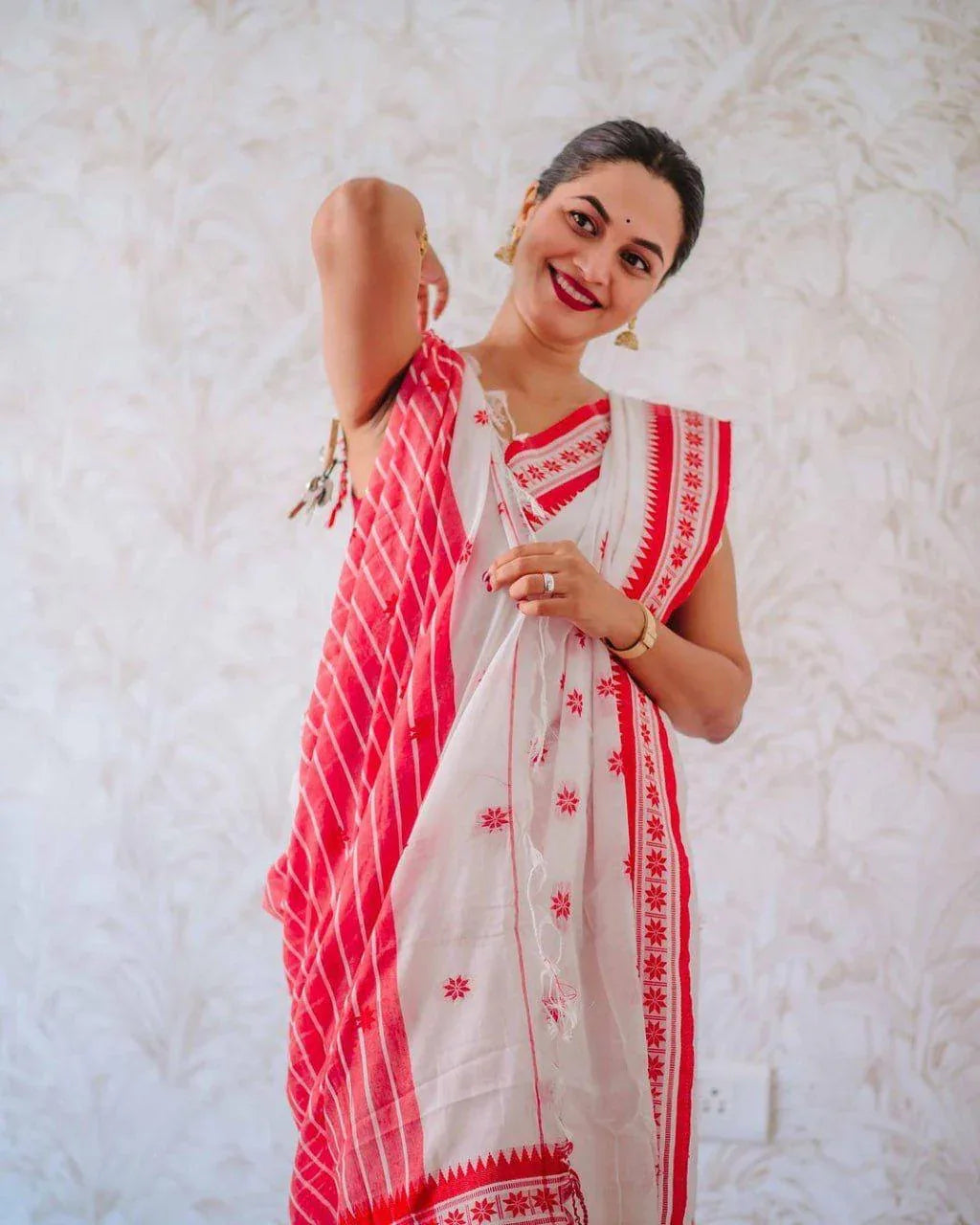 Beautiful Designer Soft Pure Cotton Saree