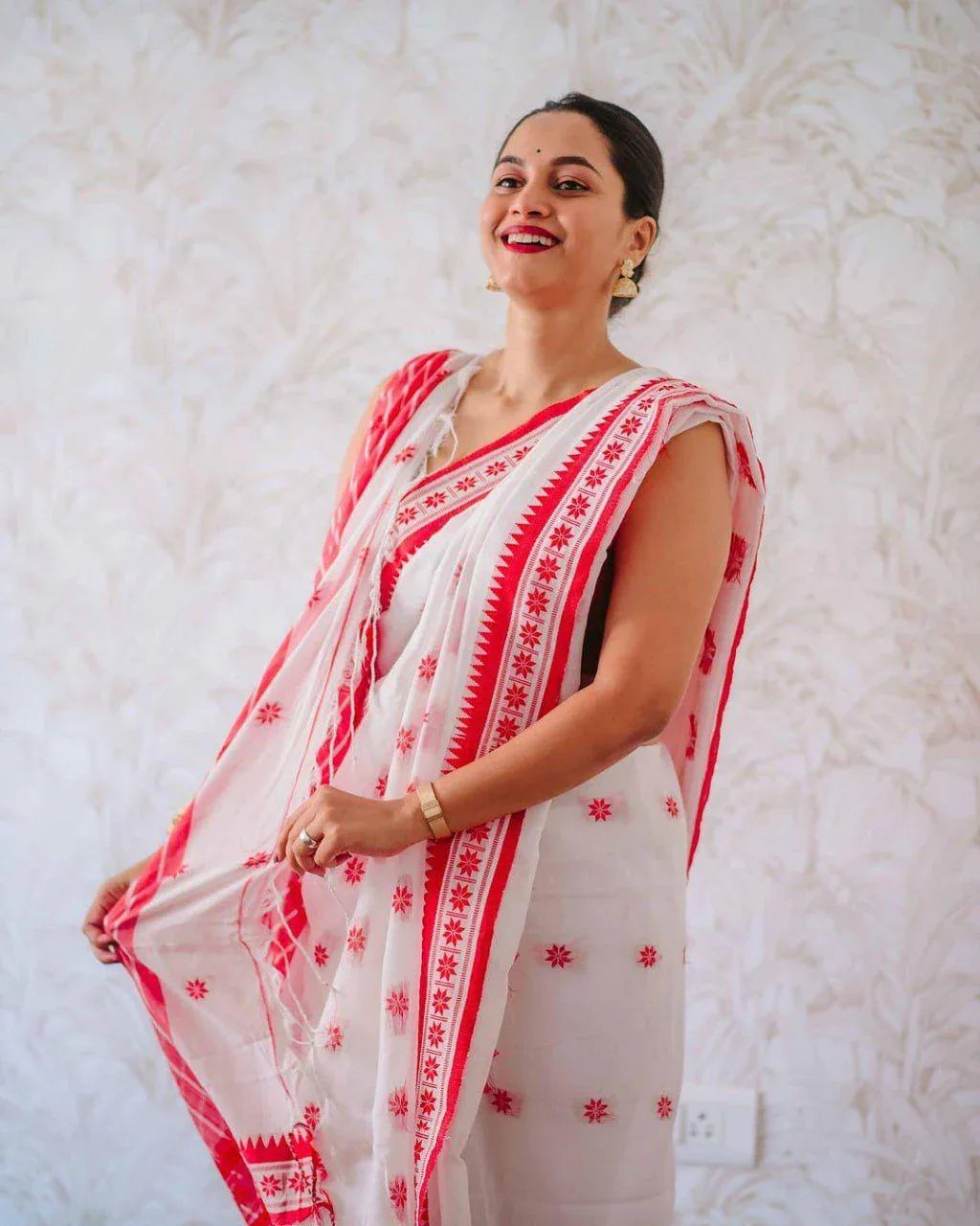 Beautiful Designer Soft Pure Cotton Saree
