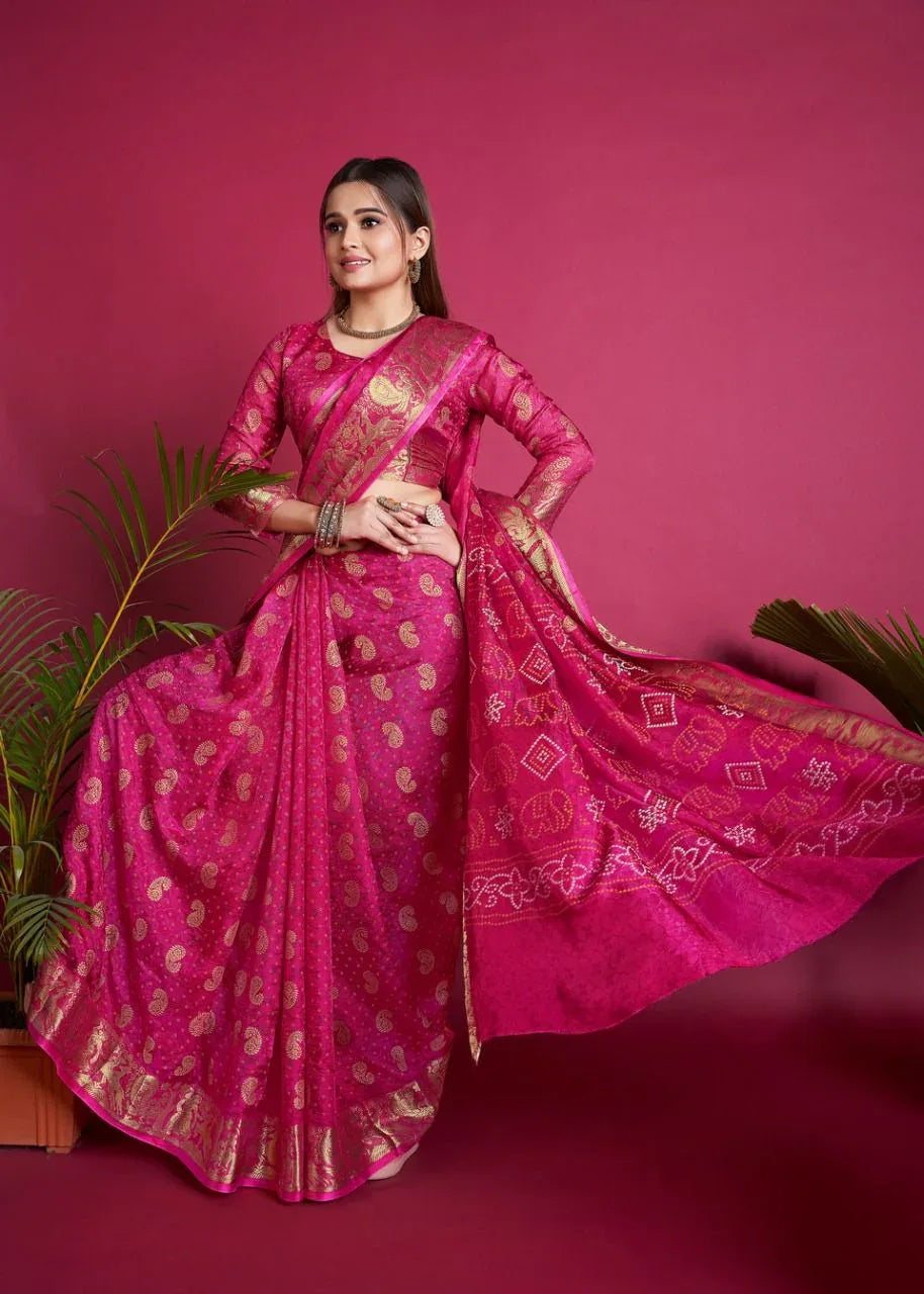 Bandhani Saree