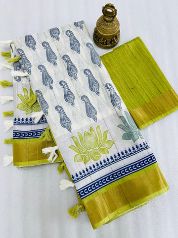 Beautiful Designer Summer Special Pure Cotton Saree